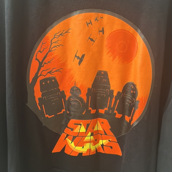 Star Wars hoodie black Halloween Disney 4L - Picture 5 of 5